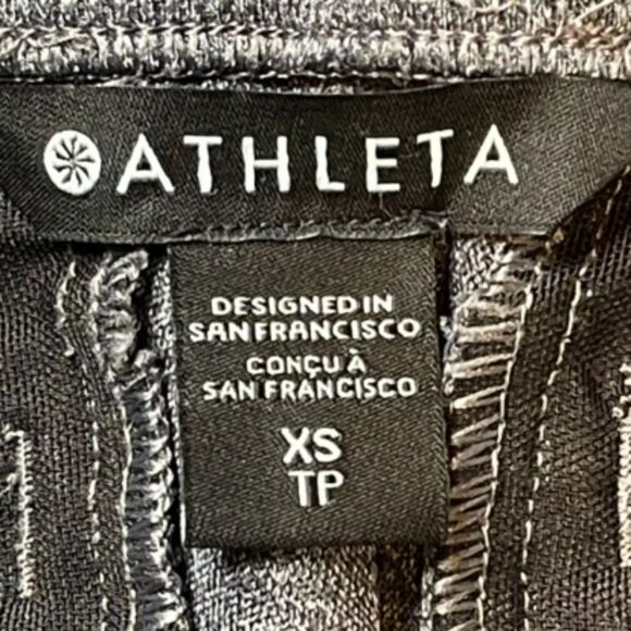Athleta Venice Jogger Heathered Grey Size XS High Rise Pants Pockets Travel EUC - Picture 9 of 10